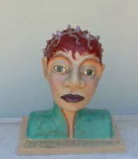 Metamorphosis Incomplete, which won first prize at the 'Myths and Legends' exhibition, City of Swan, Aug 14, 2010.